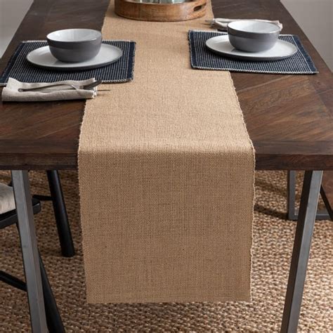 Jute Woven Table Runner Dunelm