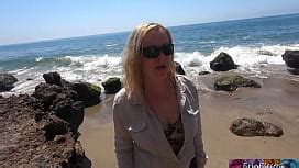 Blonde Tour Guide Blows Tourist On The Beach Then Fucks Back At Her Place Xxx Mobile Porno