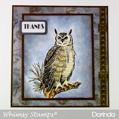 Great Horned Owl - Whimsy Inspirations Blog