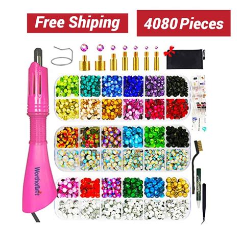 5000 PCS Hotfix Rhinestone Setter Hot Fix Applicator Tool Bedazzler