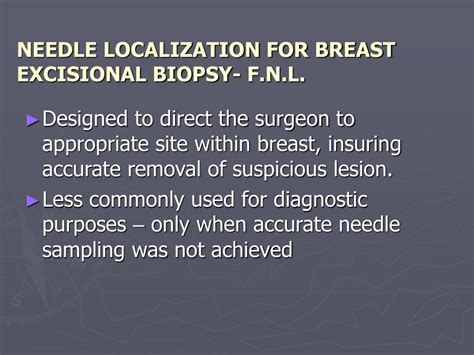 Ppt Minimally Invasive Breast Procedures Powerpoint Presentation Id154032