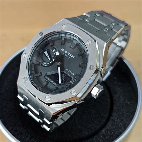 G Shock Casio Oak Ga 2100 7a Ap Royal Oak Gen3 Mod Mens Fashion