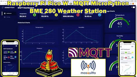 Pico W Micropython Mqtt Bmp Bme Weather Station