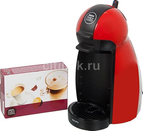 Капсульная кофеварка Krups Dolce Gusto KP100610, цвет: красный - купить ...
