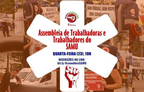 Assembleia de Trabalhadoras e Trabalhadores do SAMU irá decidir rumos