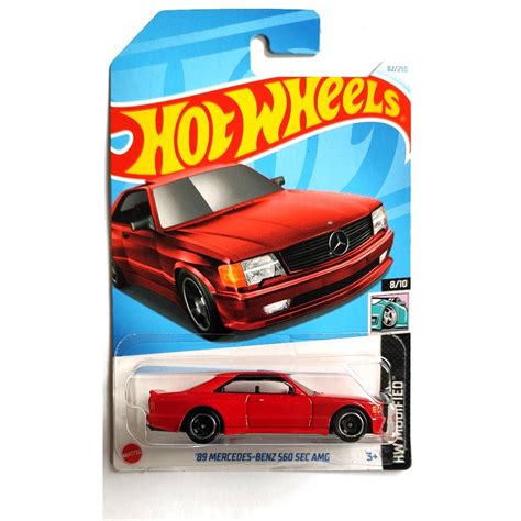 Hot Wheels 89 Mercedes Benz 560 Sec AMG HW Modified HTB70 Shopee Brasil