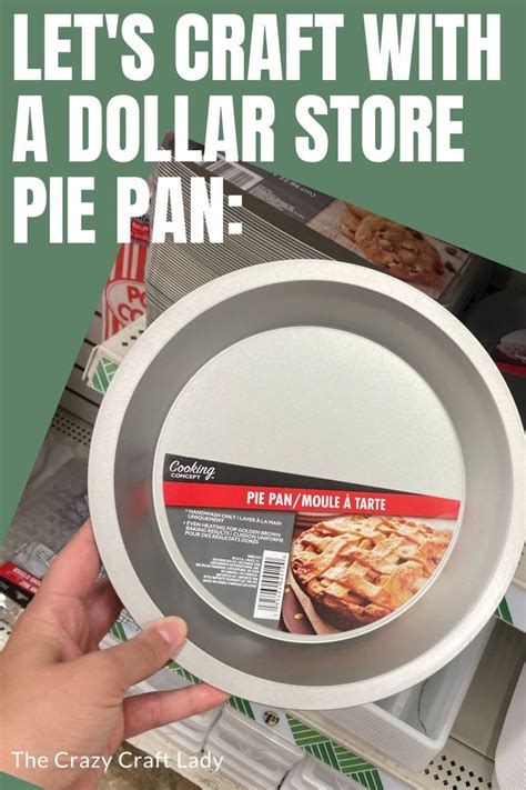 Pie Pan Christmas Craft With A Free Baking Printable Dollar Store