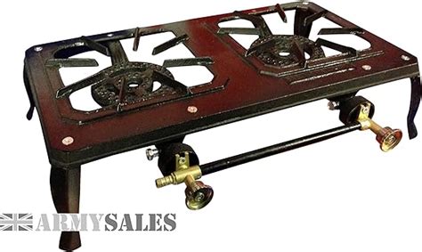 Cast Iron Double Burner Propane Stove By Nomad Kit Uk Sports And Outdoors