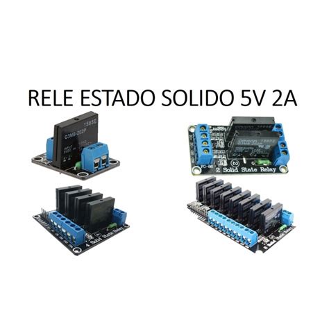 Modulo Rele Estado Solido Canales V A Tipo Canal V