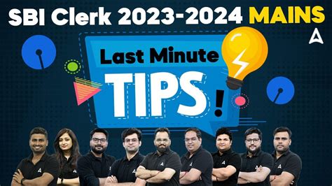 Last Minute Preparation Tips For SBI Clerk Mains 2023 24 Adda247