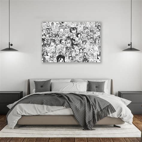 Quadro Decorativo Sala Quarto Anime Hentai Ahegao Ecchi Elo