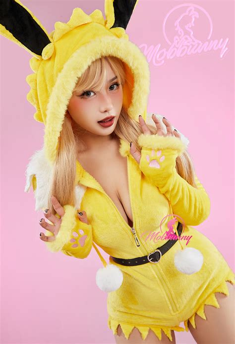 Plus Size Halloween Plush Hooded Romper And Socks Pm Derivative Sexy Lingerie Bodysuit Top