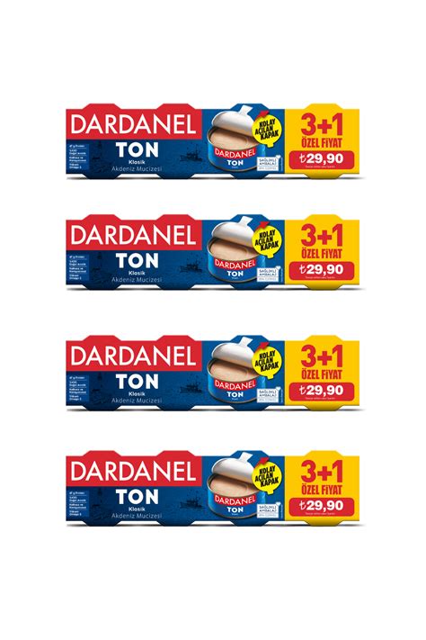 Dardanel 75 GRx4 Dardanel Ton Balığı 4'lü Paket Fiyatı, Yorumları ...