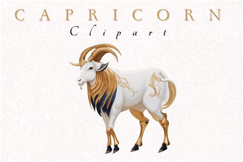 Capricorn Zodiac Sign Clipart Graphic By Print Magic · Creative Fabrica