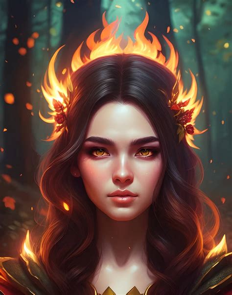 Fire Mage 5 by LadyAly on DeviantArt