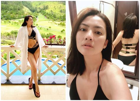 Bikini ngày một cắt khoét khó nhằn mẹ 1 con Ngọc Lan vẫn tự tin khoe đường cong đẹp mê