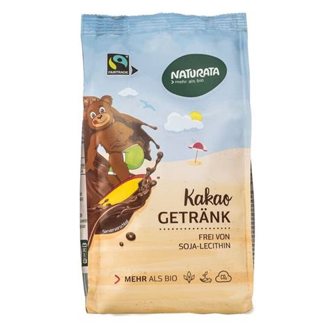 Naturata Kakao Getränk Nachfüllbeutel Bio 300g ekomarkt de