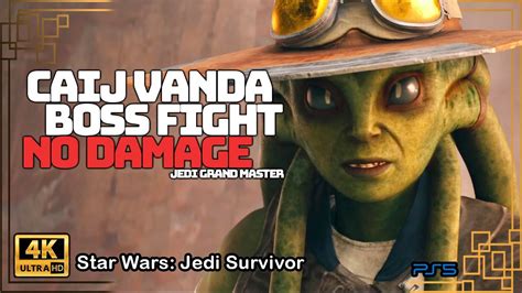 Star Wars Jedi Survivor Boss Fight Caij Vanda No Damage Hitless