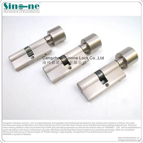 Euro Profile Cylinder Lock Solid Brass Body For Mortise Sash Lock