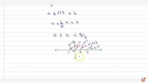 Approach To Solve Greatest Integer Function Of X And Fractional Part Of X I Let [x] And {x