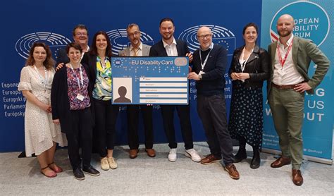 how to get european disability card