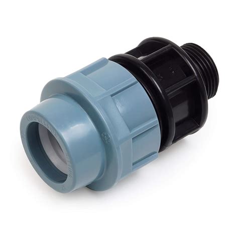 Hdpe Plastic Pipe Coupling 1 Polyethylene Plastic Adapter Fittings 1in