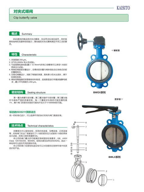 对夹式蝶阀 凯斯通阀门制造江苏有限公司