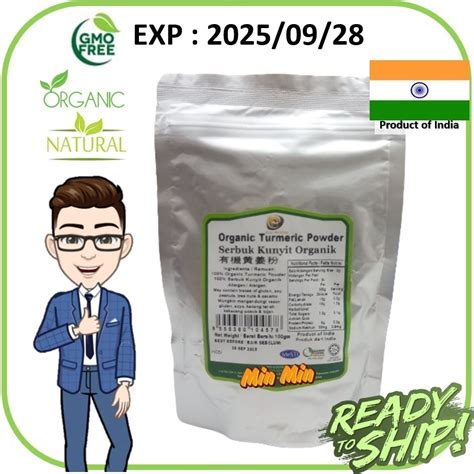 LOHAS ECO ACTION Organic Turmeric Powder 有机黄姜粉 100gm Shopee Malaysia