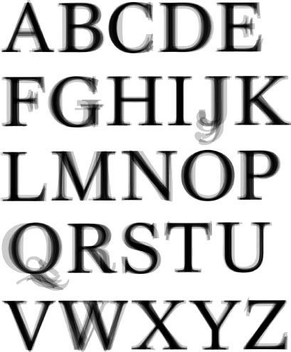 The Complete A Z Set Of Upper And Lowercase Letters For Adrian