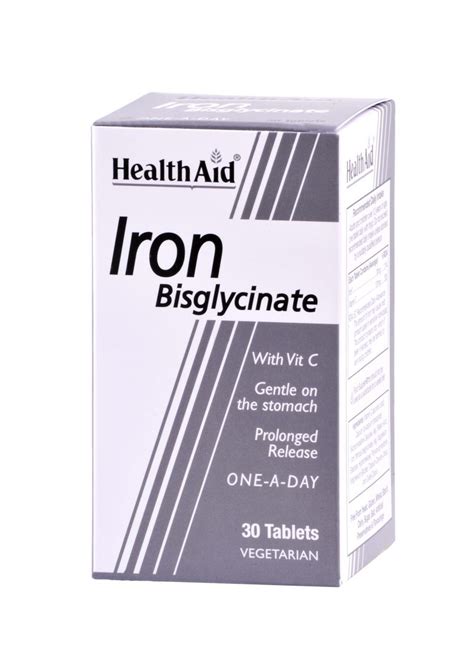 H Aid Iron Bisglycinate Pack Of 30 Limassol Pharmacy