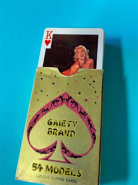 Vintage S Gaiety Models Nude Deck Of Playing Cards No