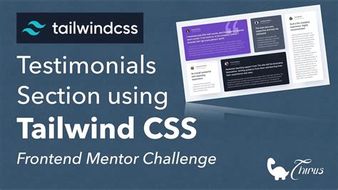 Create A Testimonials Section Using Tailwind Css Frontend Mentor