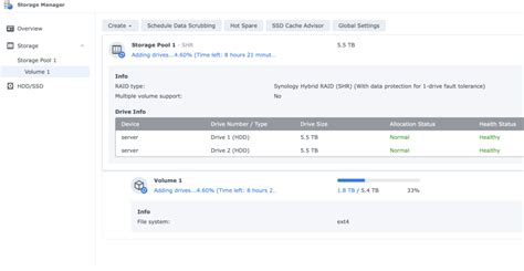 How to add a drive to a Synology Hybrid Raid (SHR) with data protection ...