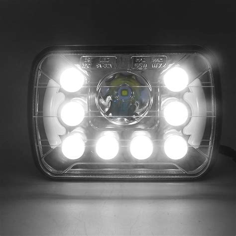 COLIGHT 7 Inch Car Headlights 55W Led 12V 6500K IP68 High Low Beam For