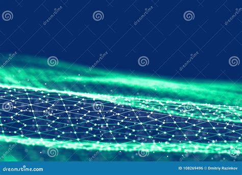 Background D Grid Cyber Technology Ai Tech Wire Network Futuristic