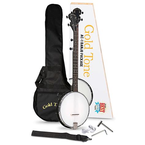 Gold Tone Ac String Open Back Banjo Pack Lightweight Ideal For