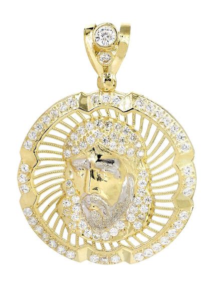 Jesus Piece - Quality 10k Gold Jesus Pendant – FrostNYC