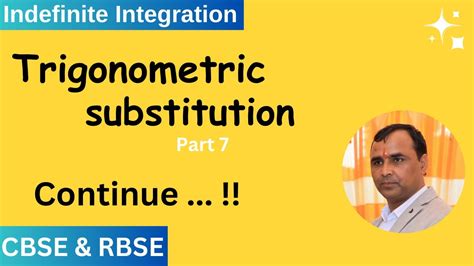 Integration Integration By Substitution Method Youtube