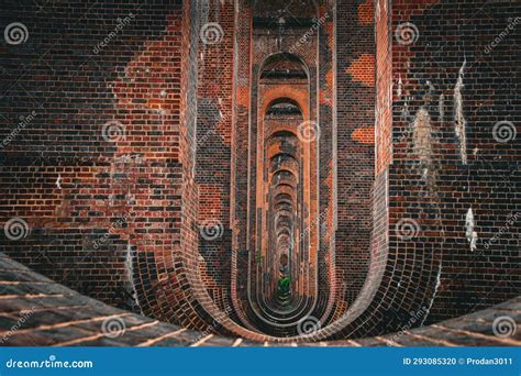 Architecture of an Old Circular Viaduct Stock Photo - Image of carving ...