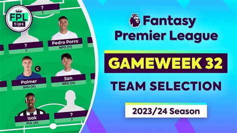 Fpl Gw Team Selection Isak In Saka To Foden Gameweek