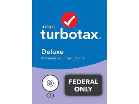 Intuit Turbotax Desktop Deluxe 2021 Pcmac Disc