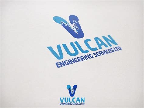 Vulcan Engineering Logo | Portfolio design, Logo design, Concept design