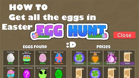 How To Get All The Eggs In Easter Event In Bgs Roblox Bubble Gum Simulator Youtube