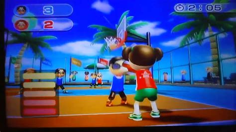 Wii Sports Resort Basketball Pickup Game 4 YouTube