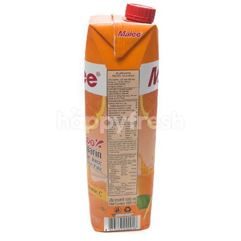 Buy Malee Mandarin Orange Juice With Orange Pulp At Tesco Happyfresh