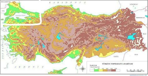 Ülkemizde bulunan yedi coğrafi bölge içerisinde ortalama rakımı