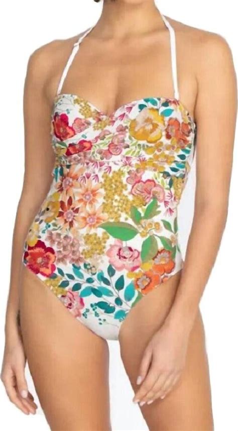 Johnny Was Twist Bra Onepiece Swimsuit In Multi Shopstyle