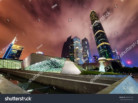 Amazing Night View Guangzhou Opera House Stock Photo 450741187 ...