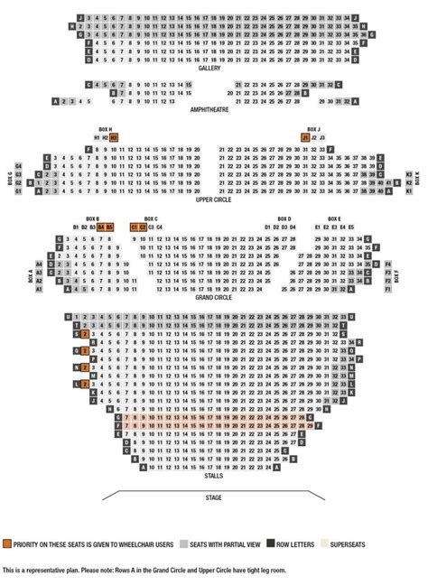 Seating Plan Newcastle Theatre Royal