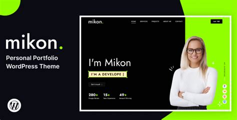 Mikon Pers Nliches Portfolio Wordpress Layout Agentur Zweigelb